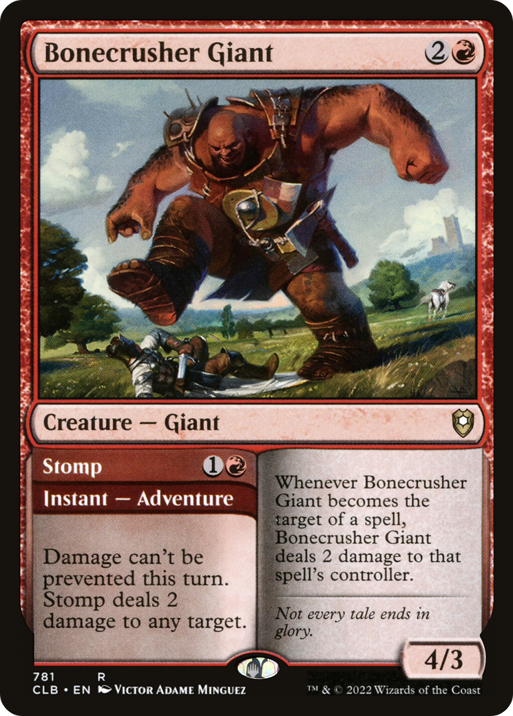{R} Bonecrusher Giant // Stomp [Commander Legends: Battle for Baldur's Gate][CLB 781]