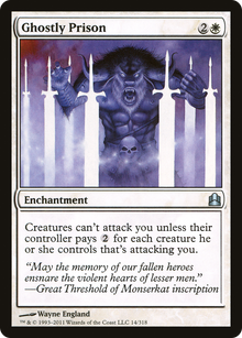 {C} Ghostly Prison [Commander 2011][CMD 014]