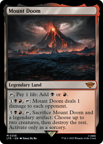 {R} Mount Doom [The Lord of the Rings: Tales of Middle-Earth][LTR 258]