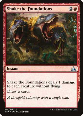 {C} Shake the Foundations [Rivals of Ixalan][RIX 113]