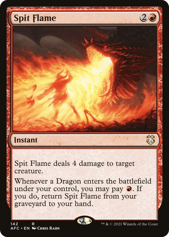 {R} Spit Flame [Dungeons & Dragons: Adventures in the Forgotten Realms Commander][AFC 142]