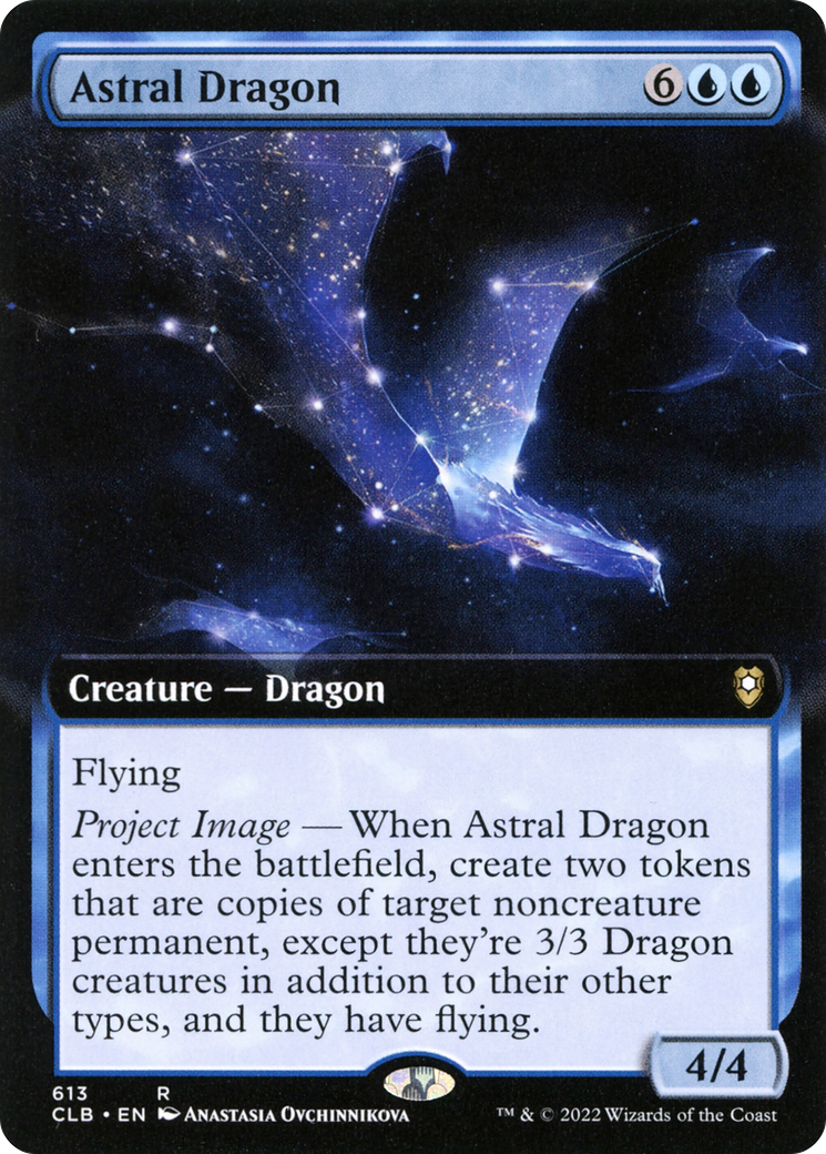 {R} Astral Dragon (Extended Art) [Commander Legends: Battle for Baldur's Gate][CLB 613]