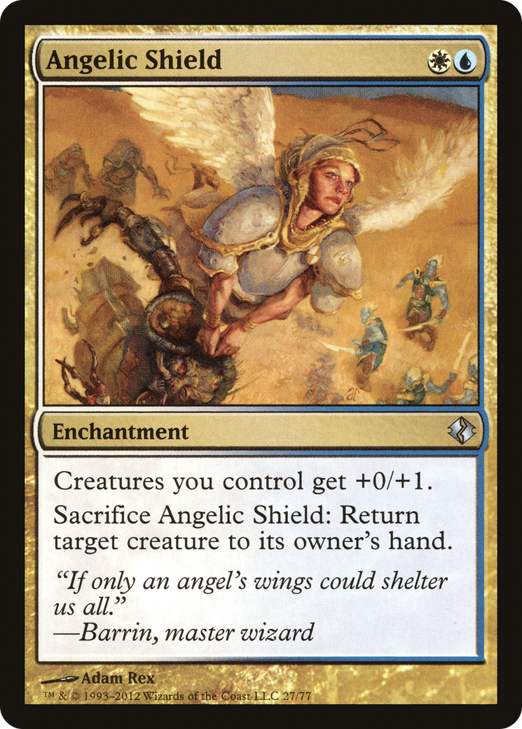 {C} Angelic Shield [Duel Decks: Venser vs. Koth][DDI 027]