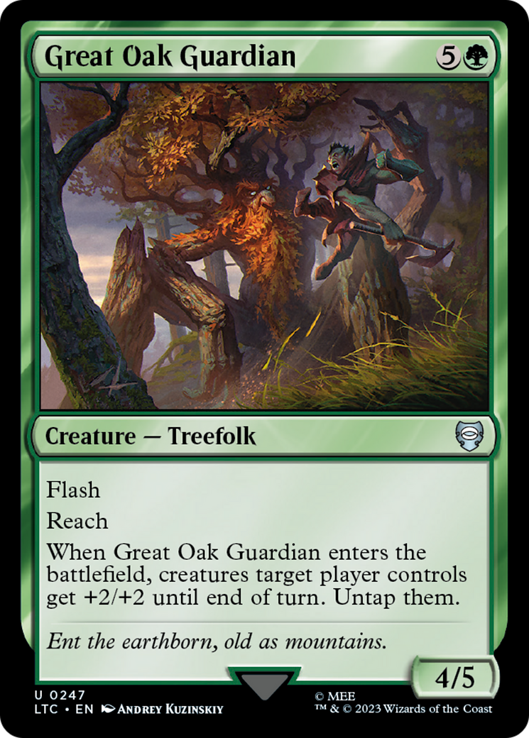 {C} Great Oak Guardian [The Lord of the Rings: Tales of Middle-Earth Commander][LTC 247]