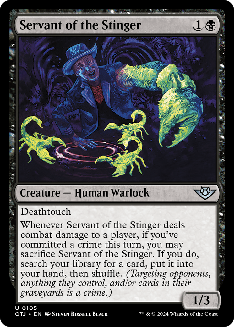 {@C} Servant of the Stinger [Outlaws of Thunder Junction][OTJ 105]