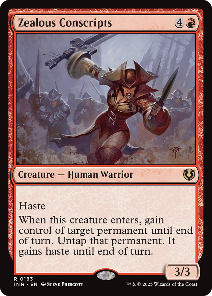 {R} Zealous Conscripts [Innistrad Remastered][INR 183]