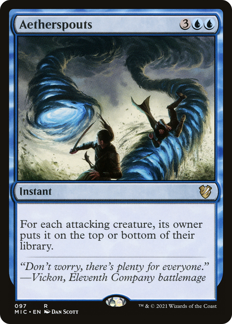 {R} Aetherspouts [Innistrad: Midnight Hunt Commander][MIC 097]