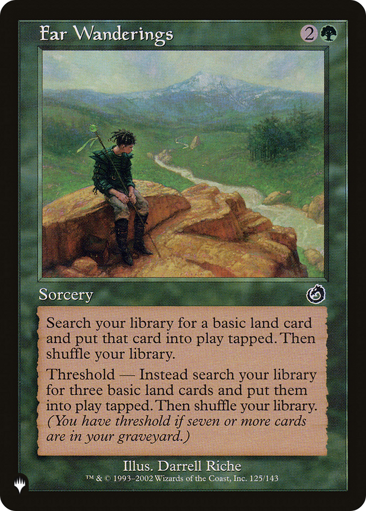 Far Wanderings [LIST 125/143]