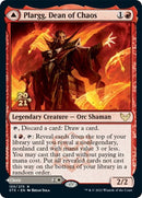 {R} Plargg, Dean of Chaos // Augusta, Dean of Order [Strixhaven: School of Mages Prerelease Promos][PR STX 155]
