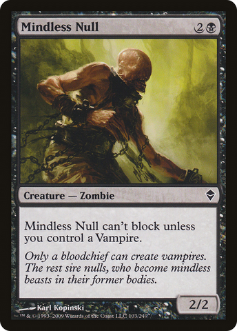 {C} Mindless Null [Zendikar][ZEN 103]
