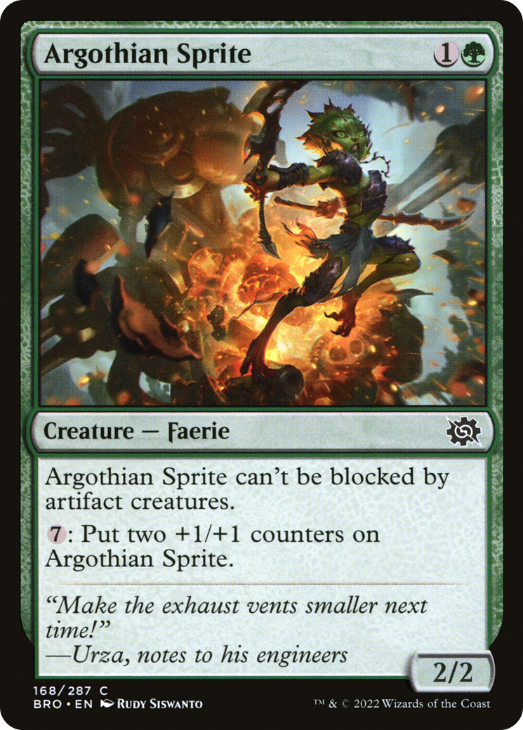 {C} Argothian Sprite [The Brothers' War][BRO 168]