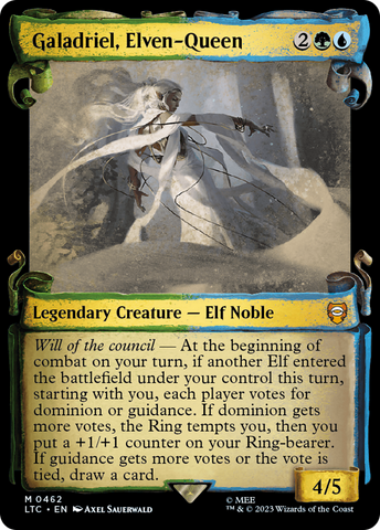 {R} Galadriel, Elven-Queen [The Lord of the Rings: Tales of Middle-Earth Commander Showcase Scrolls][LTC 462]