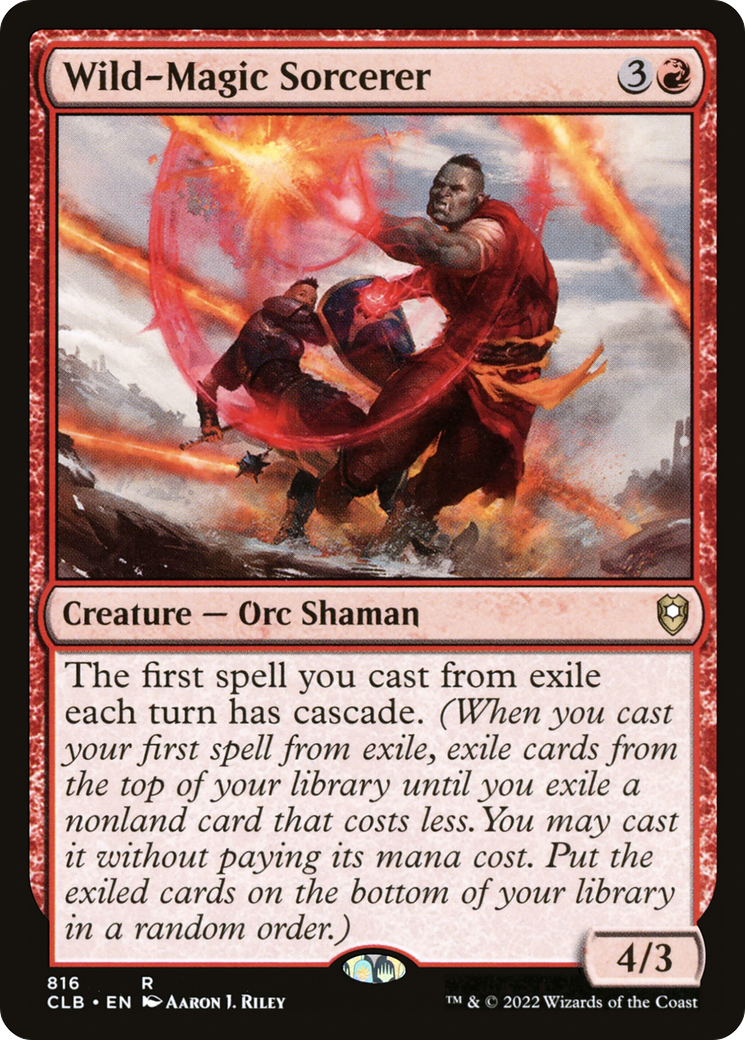 {R} Wild-Magic Sorcerer [Commander Legends: Battle for Baldur's Gate][CLB 816] - Misty Mountain Games