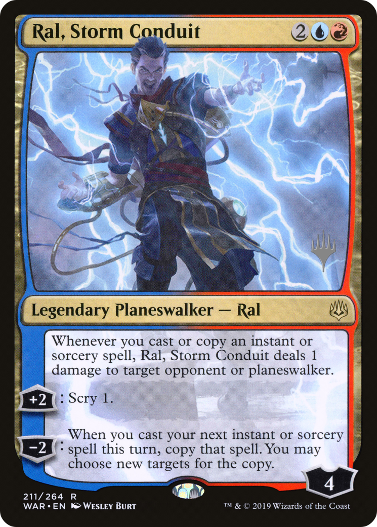 {R} Ral, Storm Conduit (Promo Pack) [War of the Spark Promos][PP WAR 211]