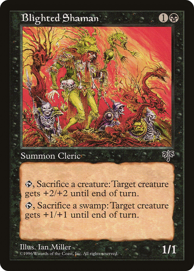 {C} Blighted Shaman [Mirage][MIR 107]