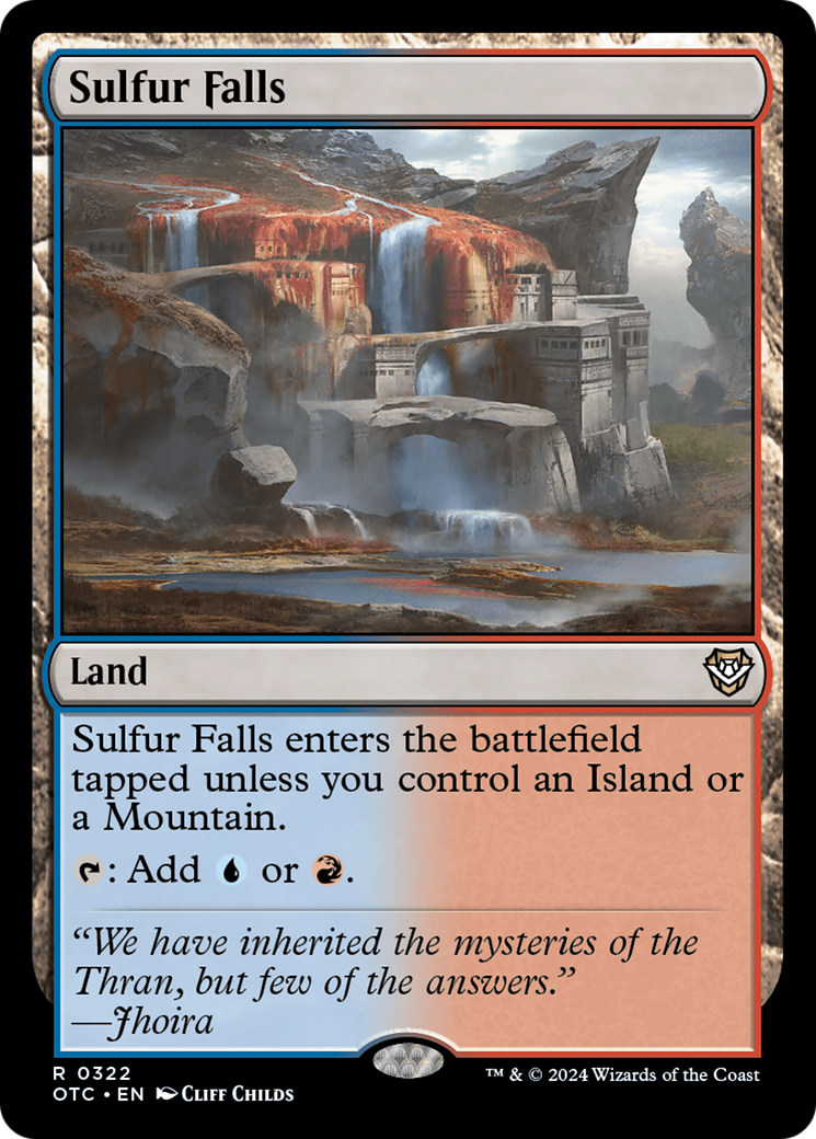 {R} Sulfur Falls [Outlaws of Thunder Junction Commander][OTC 322]