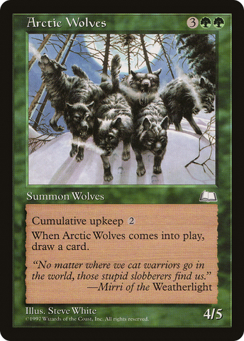 {C} Arctic Wolves [Weatherlight][WTH 118]