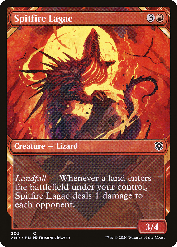 {C} Spitfire Lagac (Showcase) [Zendikar Rising][ZNR 302]