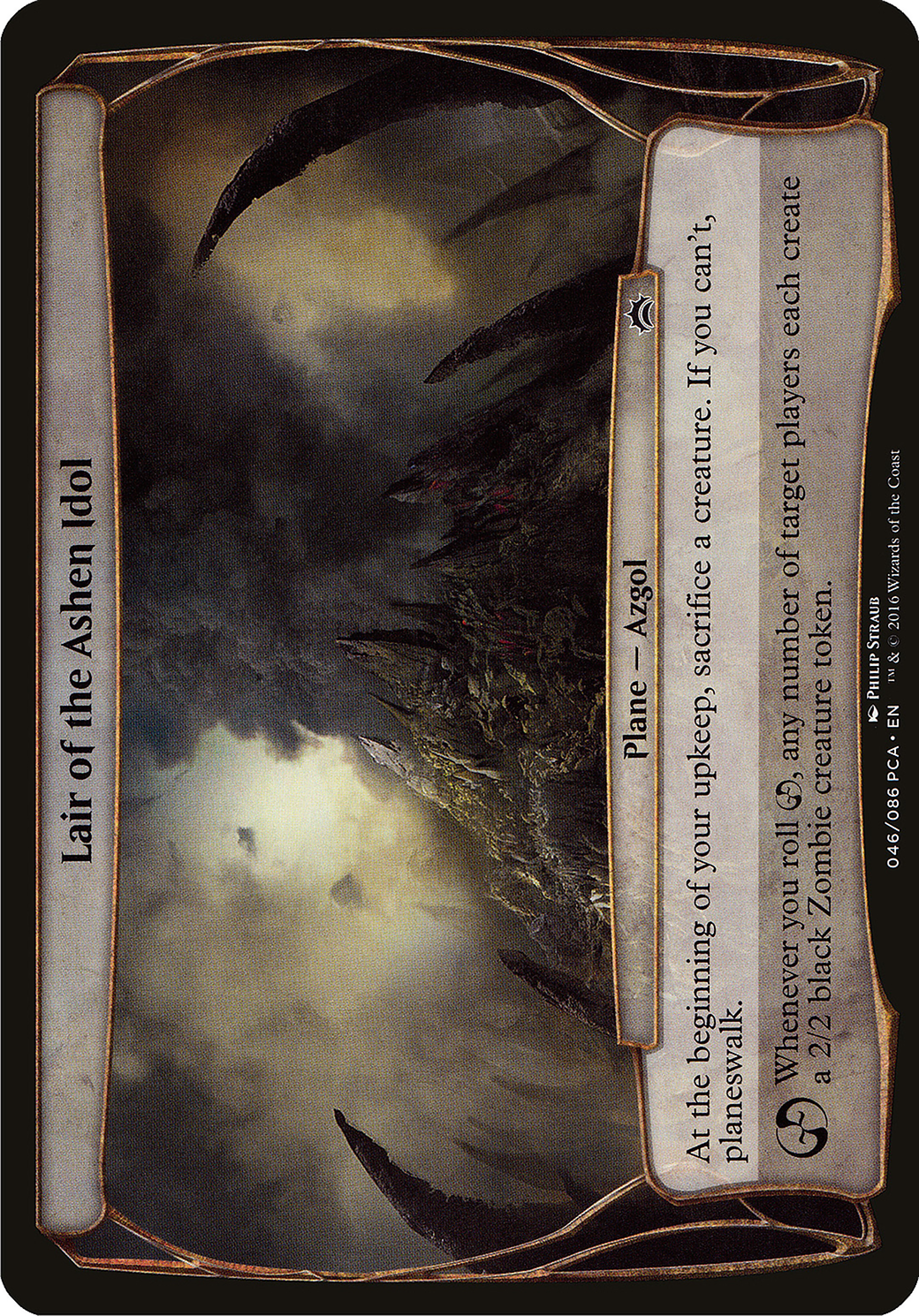 {O} Lair of the Ashen Idol (Planes) [Planechase Anthology Planes][OVR PCA 046]