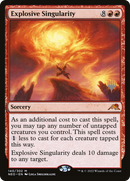 {R} Explosive Singularity (Promo Pack) [Kamigawa: Neon Dynasty Promos][PP NEO 140]