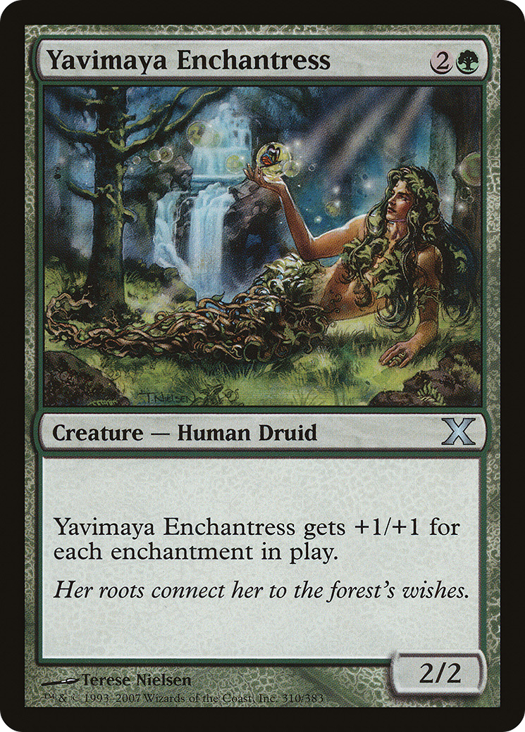 {C} Yavimaya Enchantress [Tenth Edition][10E 310]