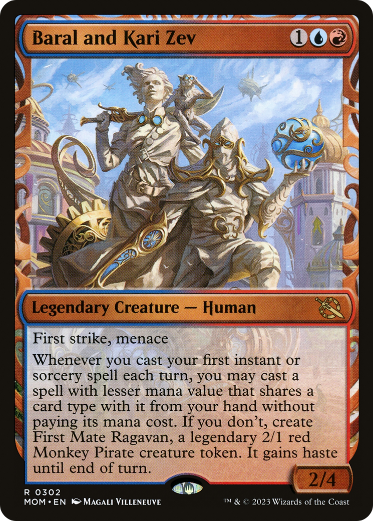 {R} Baral and Kari Zev (Multiverse Legends) [March of the Machine][MOM 302]