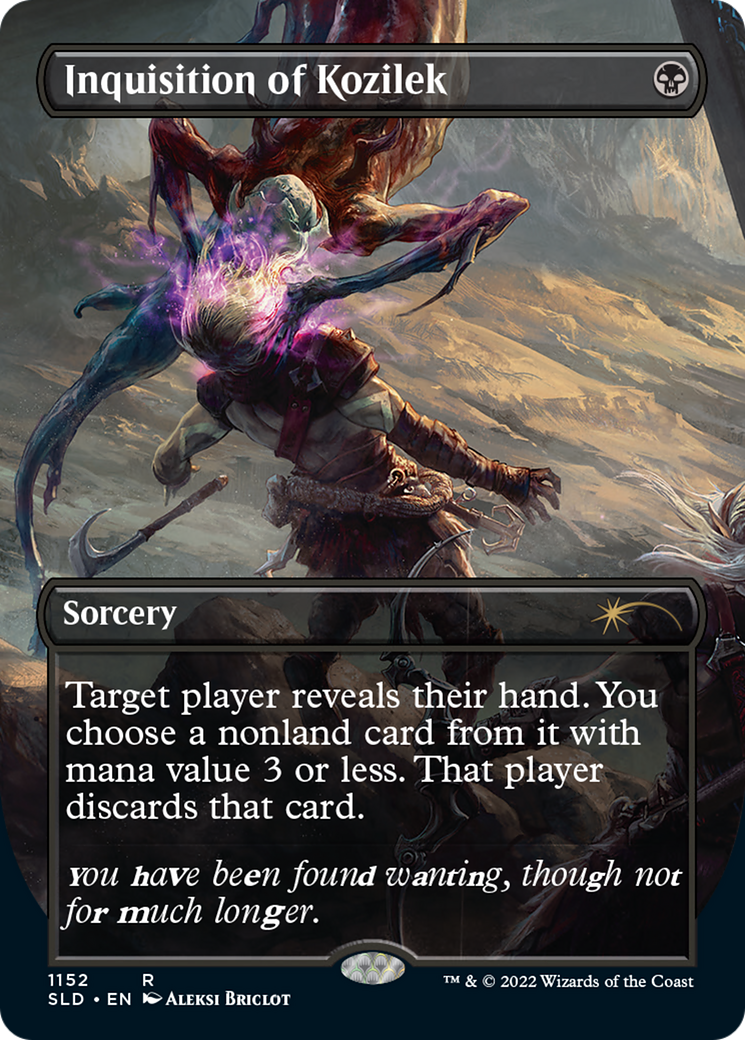 {R} Inquisition of Kozilek (Borderless) [Secret Lair Drop Series][SLD 1152]