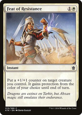 {C} Feat of Resistance [Khans of Tarkir][KTK 010]
