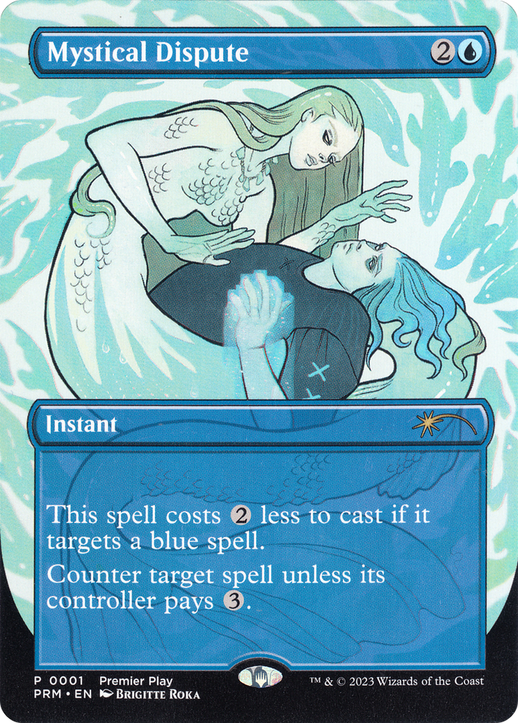 {R} Mystical Dispute (Borderless Alternate Art) [Regional Championship Qualifiers 2023][PR23 001]