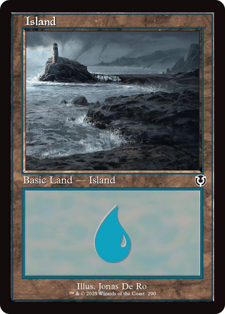 {B}[INR 290] Island (290) (Retro Frame) [Innistrad Remastered]