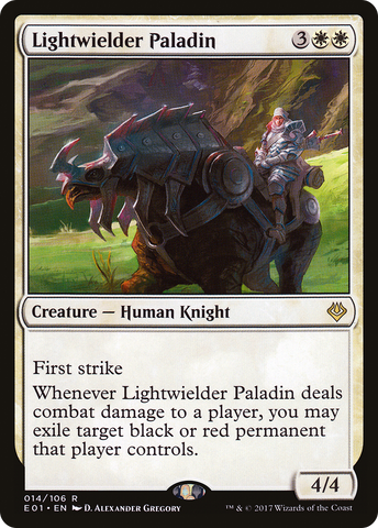 {R} Lightwielder Paladin [Archenemy: Nicol Bolas][E01 014]