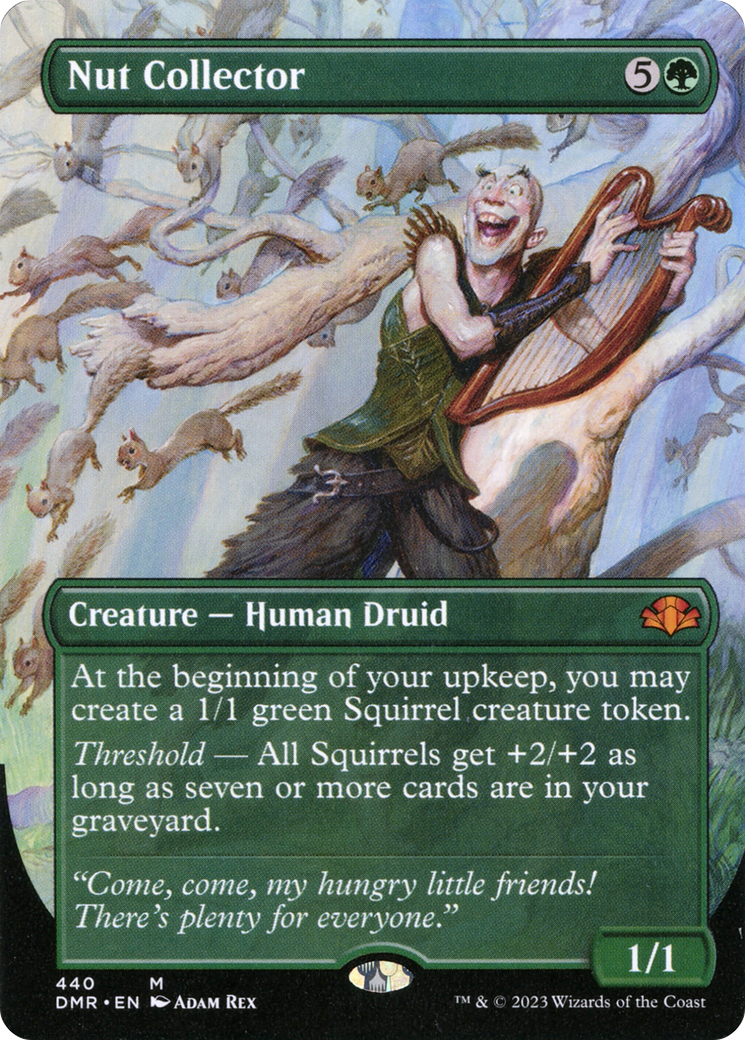 {R} Nut Collector (Borderless Alternate Art) [Dominaria Remastered][DMR 440]
