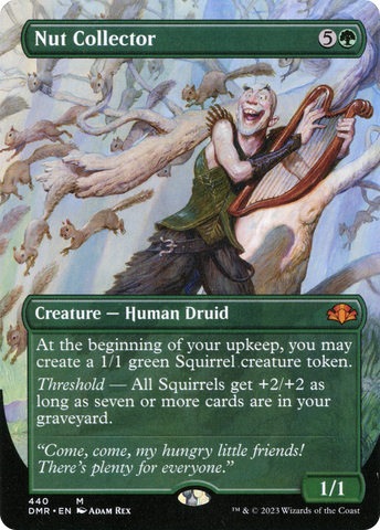 {R} Nut Collector (Borderless Alternate Art) [Dominaria Remastered][DMR 440]