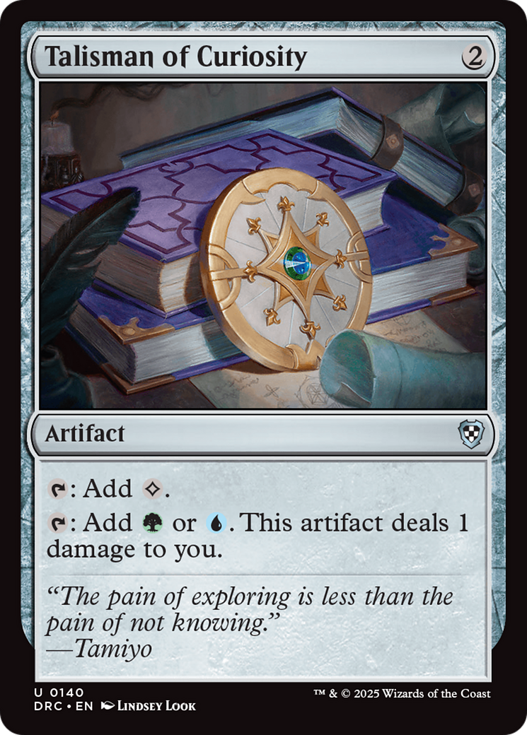 {C} Talisman of Curiosity [Aetherdrift Commander][DRC 140]
