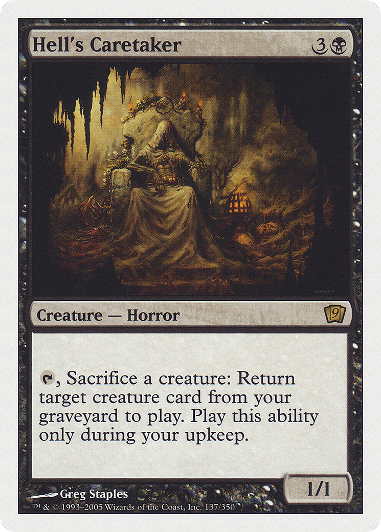 {R} Hell's Caretaker [Ninth Edition][9ED 137]