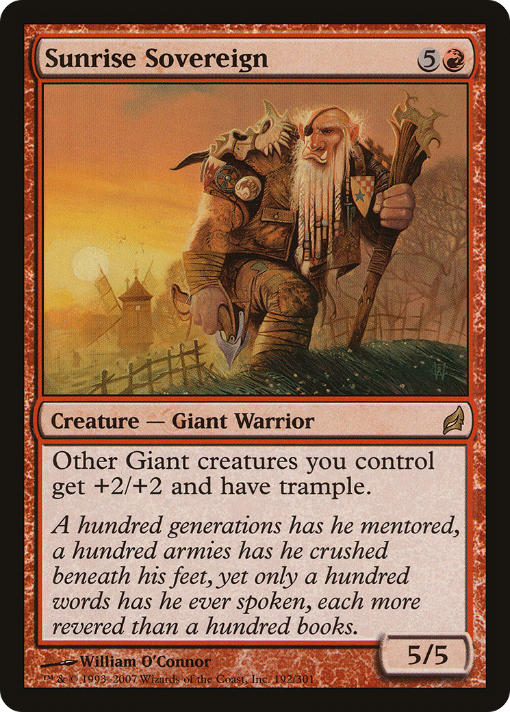 {R} Sunrise Sovereign [Lorwyn][LRW 192]