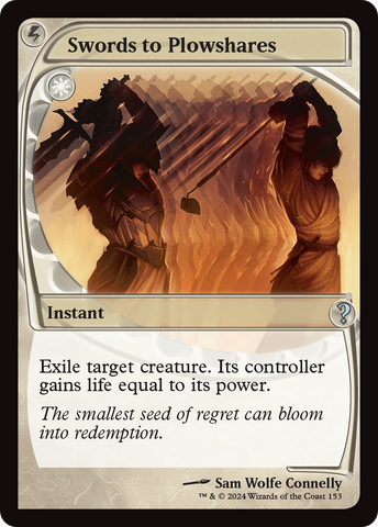 {C} Swords to Plowshares [Mystery Booster 2][MB2 153]