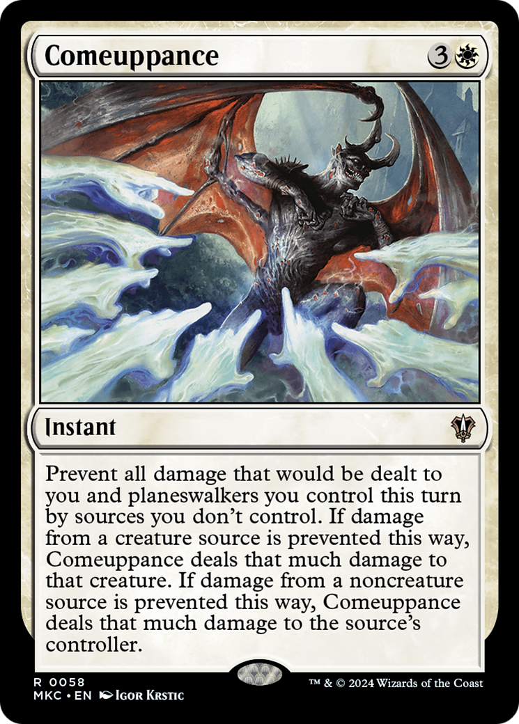 {R} Comeuppance [Murders at Karlov Manor Commander][MKC 058]
