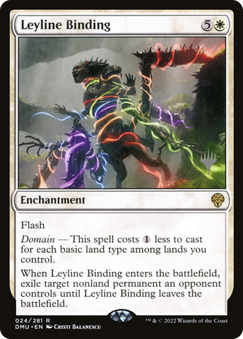 {R} Leyline Binding (Promo Pack) [Dominaria United Promos][PP DMU 024]