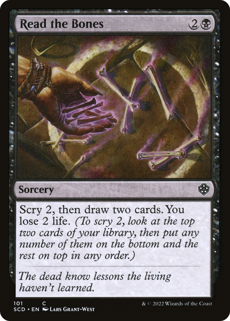{C} Read the Bones [Starter Commander Decks][SCD 101]