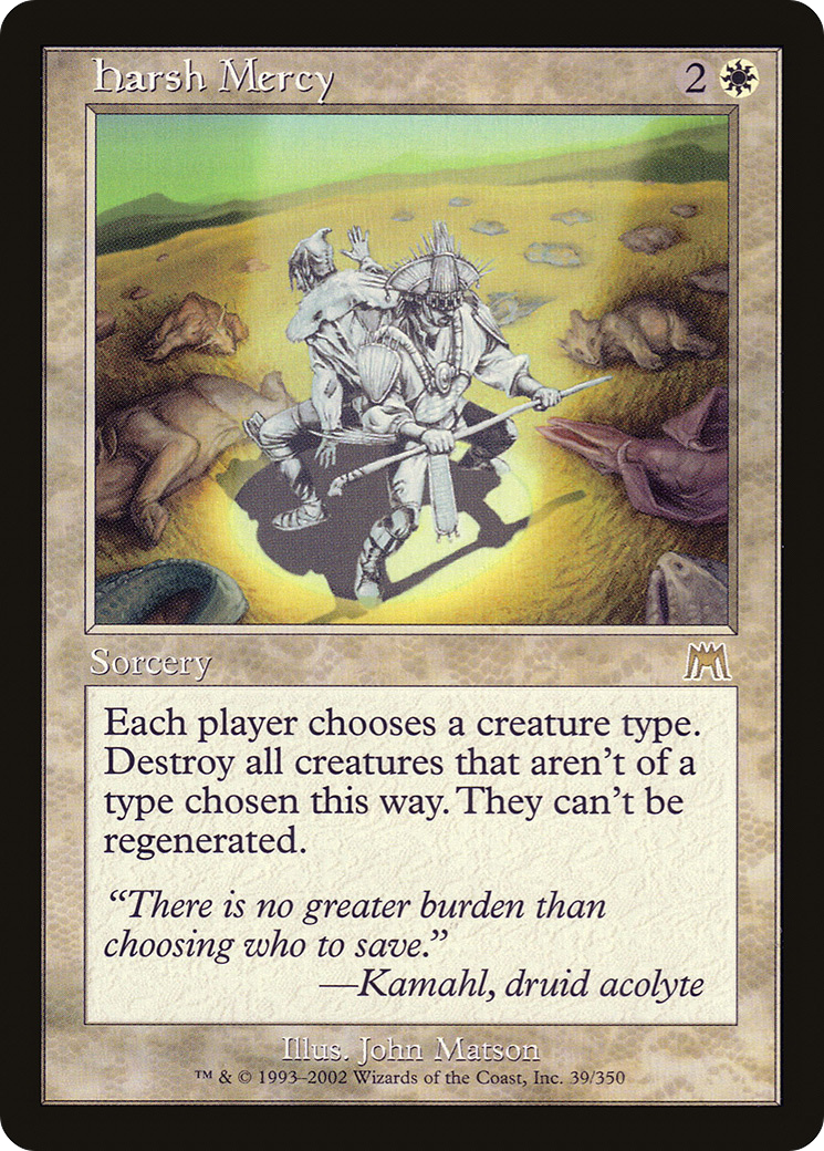{R} Harsh Mercy [Onslaught][ONS 039]
