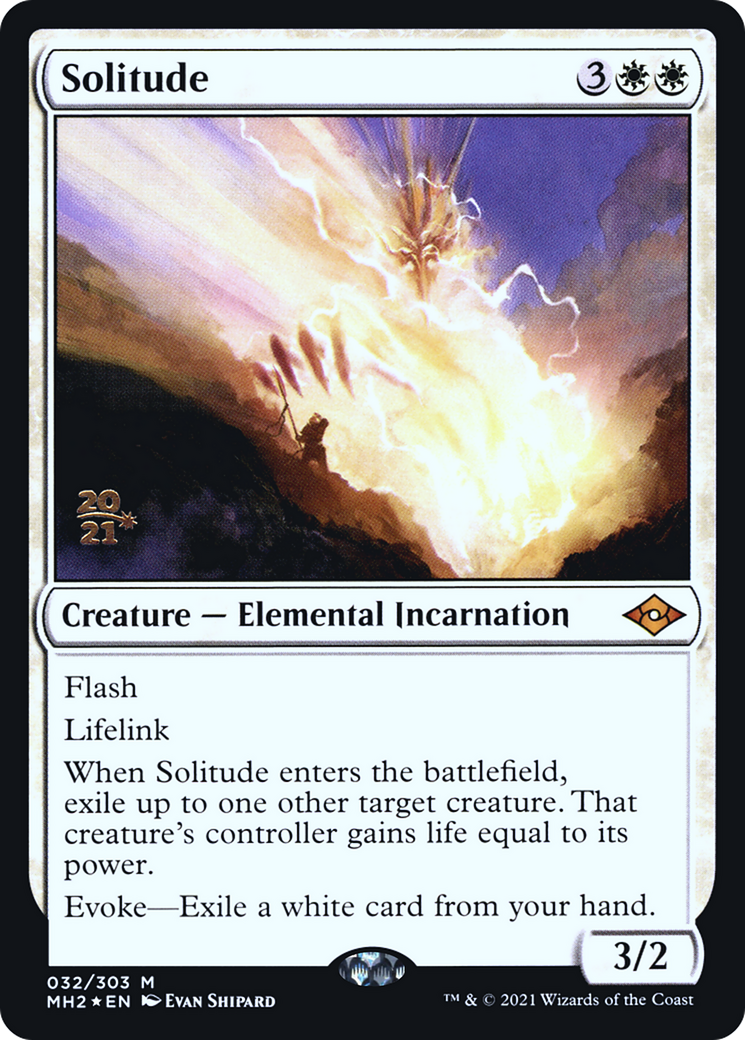 {R} Solitude [Modern Horizons 2 Prerelease Promos][PR MH2 032]