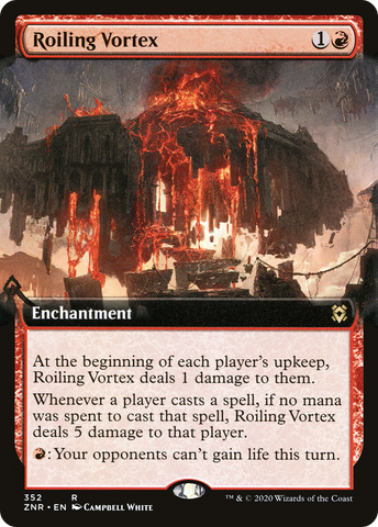 {R} Roiling Vortex (Extended Art) [Zendikar Rising][ZNR 352]