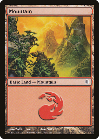 {B}[ALA 245] Mountain (245) [Shards of Alara]