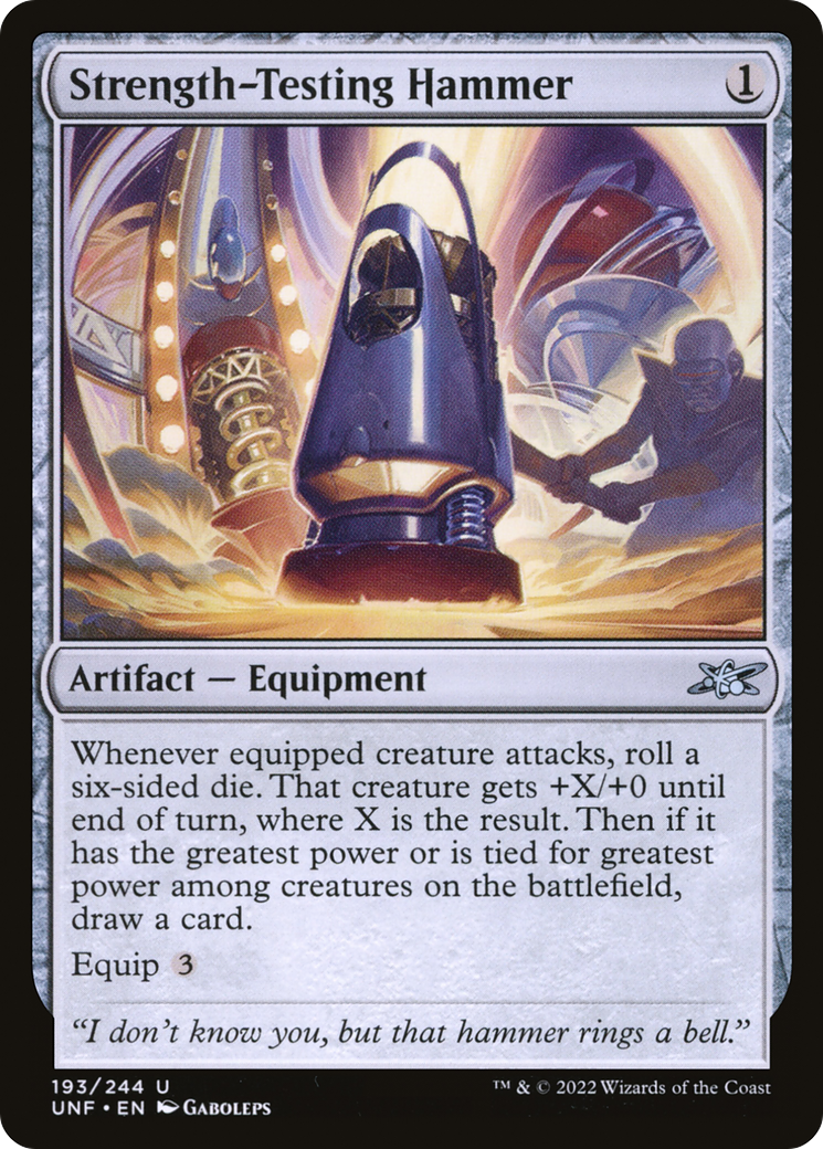 {C} Strength-Testing Hammer [Unfinity][UNF 193]