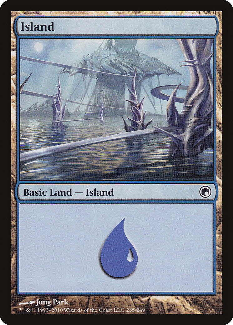 {B}[SOM 235] Island (235) [Scars of Mirrodin]
