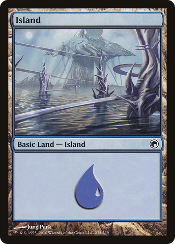 {B}[SOM 235] Island (235) [Scars of Mirrodin]