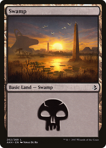 {B}[AKH 262] Swamp (262) [Amonkhet]