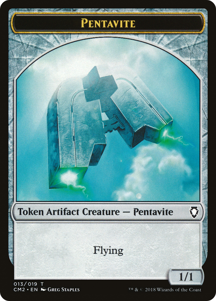{T} Pentavite Token [Commander Anthology Volume II Tokens][TCM2 013]