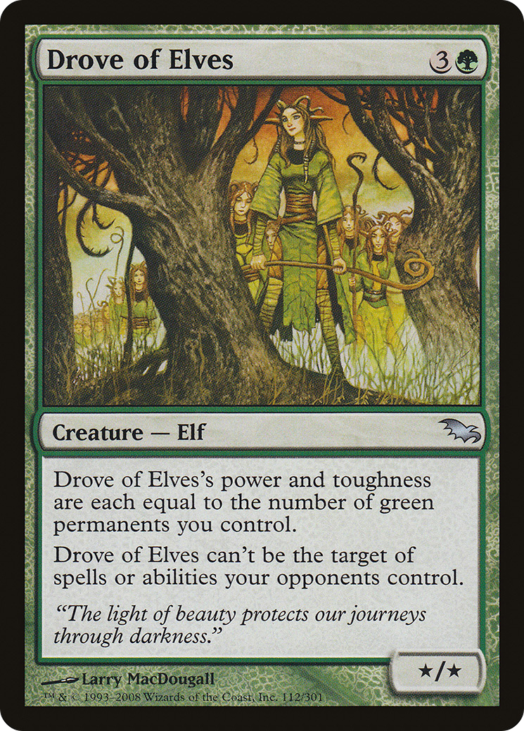 {C} Drove of Elves [Shadowmoor][SHM 112]